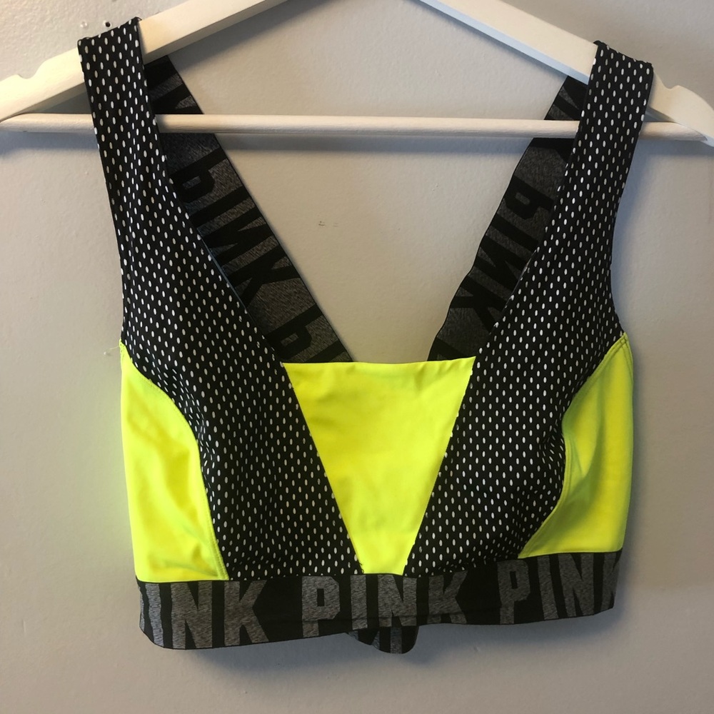 Pink Sports Bra
